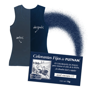 PUTNAM® Colorante para Ropa Azul Oscuro 13g