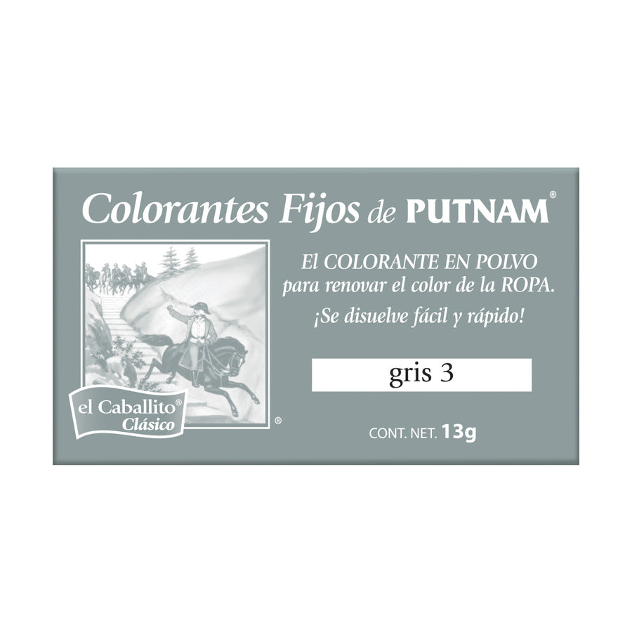 PUTNAM® Colorante para Ropa Gris 13g