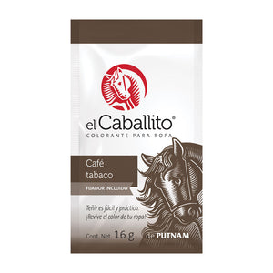 el Caballito® Colorante para Ropa Café Tabaco 16g