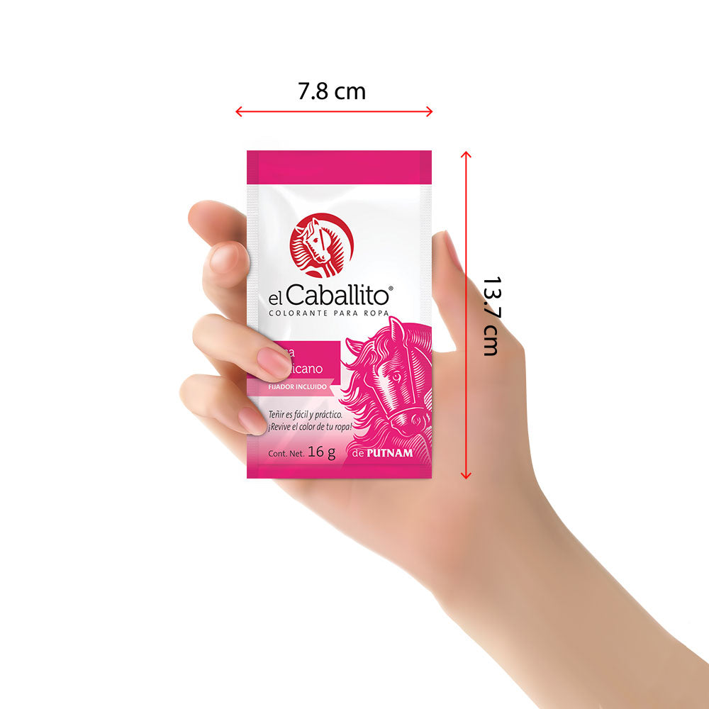 el Caballito® Colorante para Ropa Rosa mexicano | 16g – Colorantes en ...