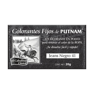 PUTNAM® Colorante para Ropa Jeans Negro 20g