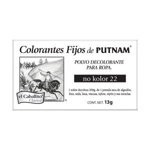 PUTNAM® Decolorante para Ropa No-kolor 13g
